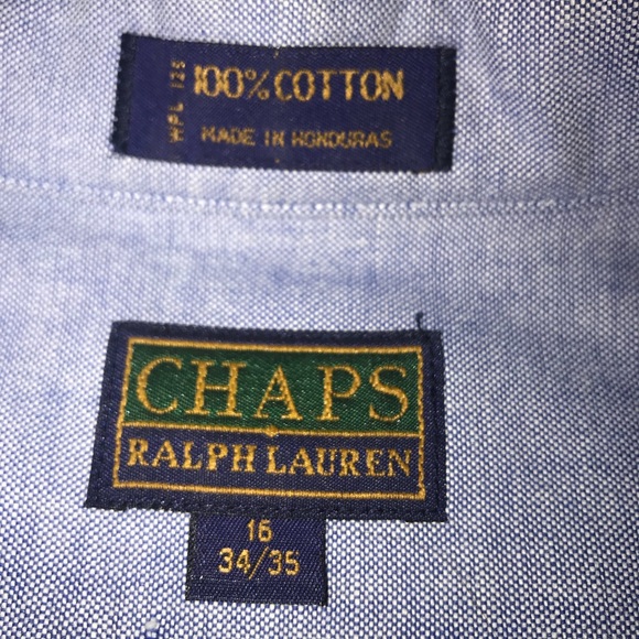 Ralph Lauren and Chaps button down shirt - Picture 4 of 4